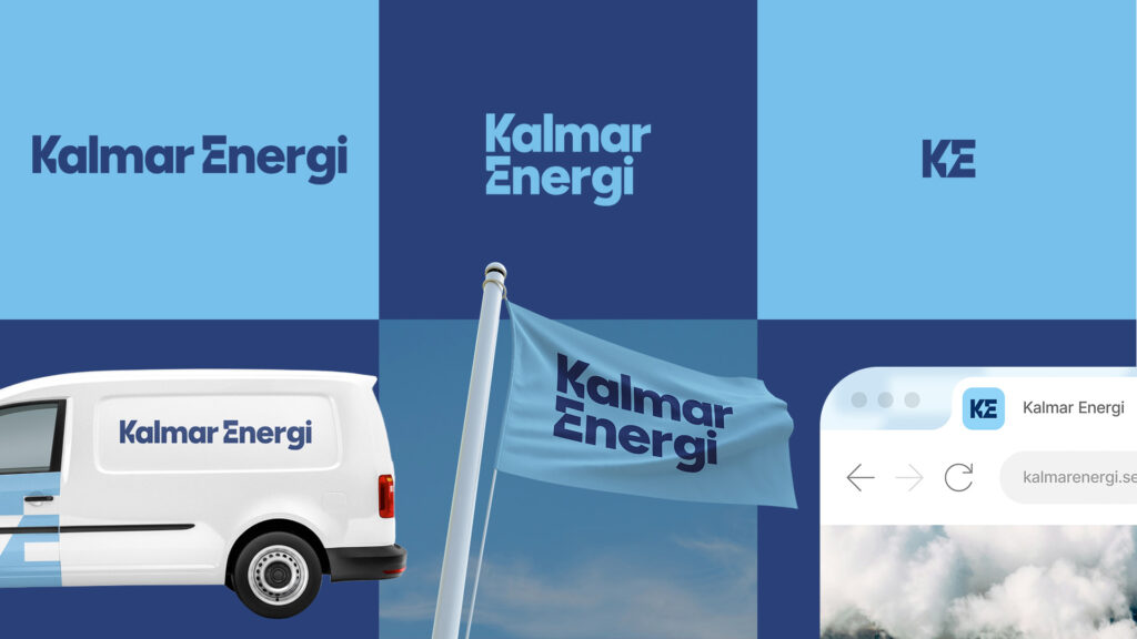 kalmar energi case logotyper mockup